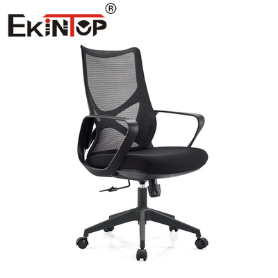 Silla de malla giratoria giratoria de elevación para conferencias, silla ergonómica de entrenamiento de estudio, silla de oficina de malla ajustable para ordenador en casa