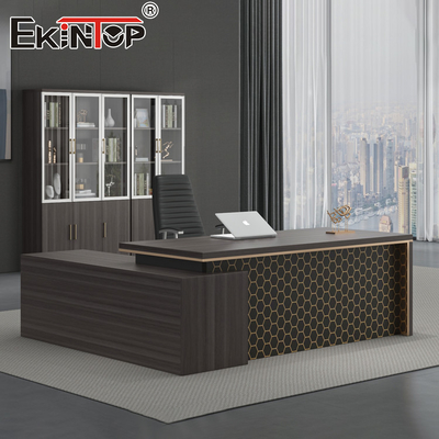 L durable forma los muebles de oficinas ejecutivos a prueba de humedad del escritorio de oficina