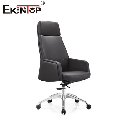 Mecanismo reclinable de silla de oficina ejecutiva de cuero genuino