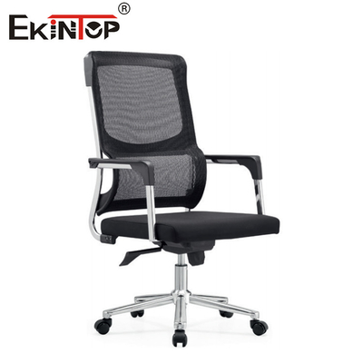Silla de oficina moderna de diseño personalizado con malla trasera giratoria ajustable