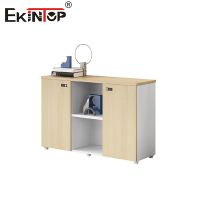 Armario de archivos de madera maciza Almacenamiento Muebles de oficina con estilo moderno