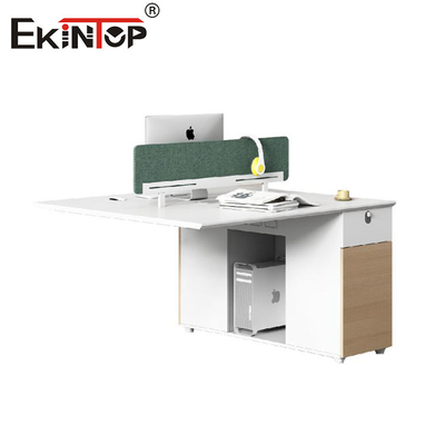 Muebles de oficina modulares y conectables para dos personas estilo moderno
