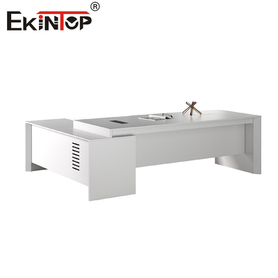 Diseño Moderno Estilizado Escritorio Ejecutivo Blanco Mesa de oficina