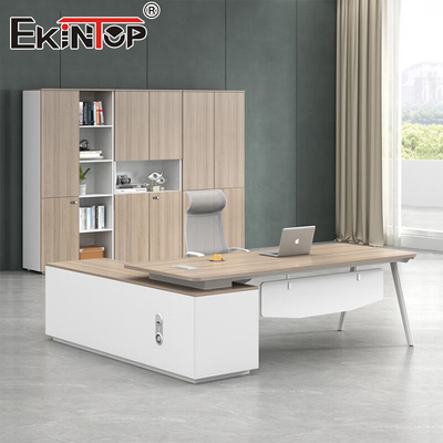 Escritorio de estilo comercial Mesa de muebles gerente Mesa hecha a medida Escritorio