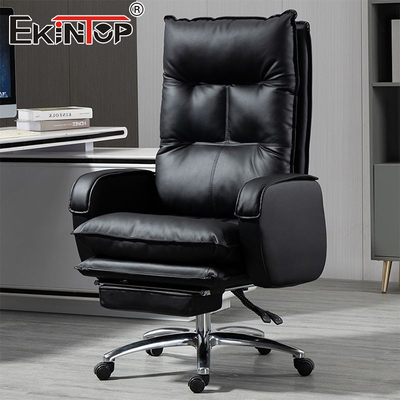 Nuevo diseño silla de oficina de cuero de espalda alta muebles de casa silla de escritorio