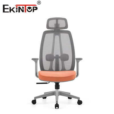 Moderno gerente giratorio oficina ergonómica silla de oficina de malla completa con reposacabezas silla de oficina de tela