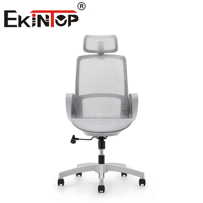 Silla de oficina ejecutiva giratoria ergonómica moderna de fábrica, silla de malla con respaldo alto