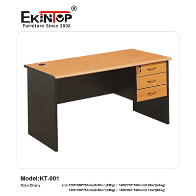 Escritorio moderno de oficina MDF ejecutivo pequeño y popular a precio económico, escritorios de muebles para sala de diseño