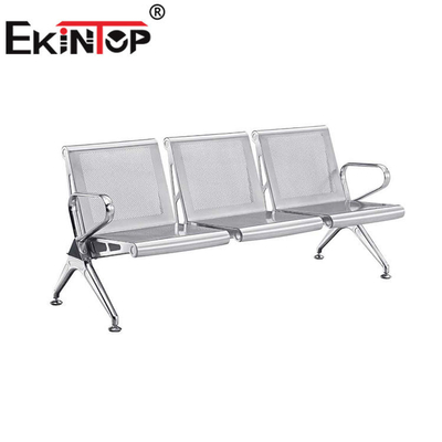Material de acero inoxidable comercial de Seater de la silla que espera 3 para el ODM de los salones