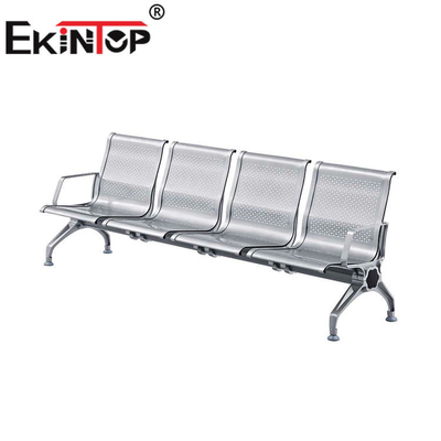 Material de acero inoxidable comercial de Seater de la silla que espera 3 para el ODM de los salones