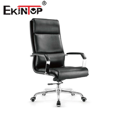 Silla de eslabón giratorio de cuero auténtica ejecutiva, silla ajusMesa del trabajo de Officeworks