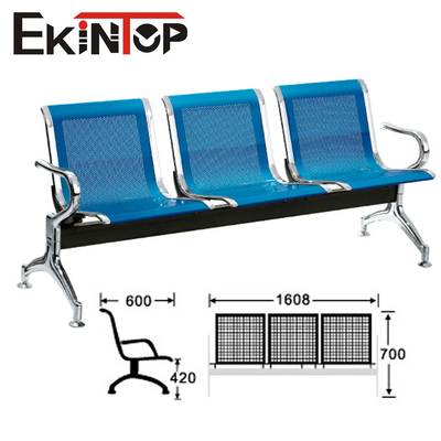 Silla del aeropuerto de Ekintop 3 Seater, sillas de la sala de espera de la oficina para la escuela pública