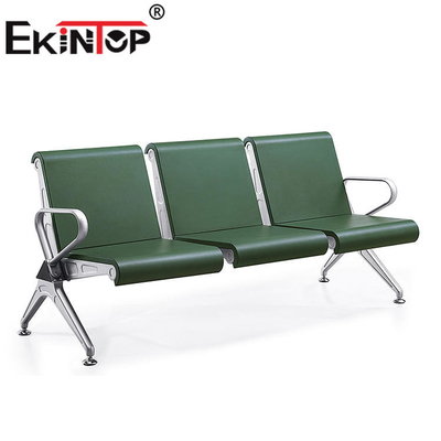 Silla que espera 3 Seater del metal del término de autobuses de la oficina con el amortiguador de la espuma de la PU