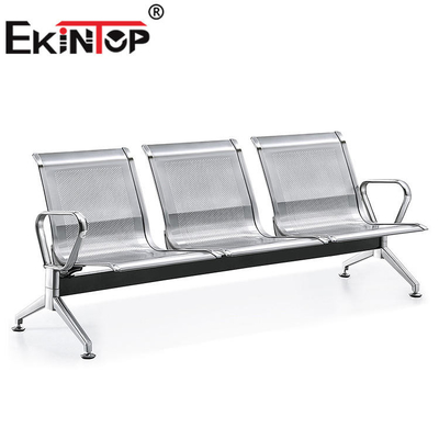 Banco que espera de acero inoxidable de plata 3 Seat para la clínica del hospital del aeropuerto