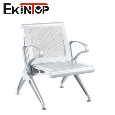 Material de cuero sintético de acero de la silla de 2 que espera Seat para el ODM del OEM del hospital