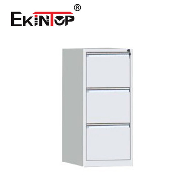 Prenda impermeable a prueba de herrumbre del cabinete de archivo bloqueable de acero blanco de 3 cajones para la oficina