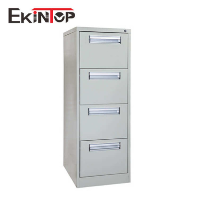 Gabinete de acero en frío de la oficina de 4 cajones, OEM inodoro del armario de la limadura del metal