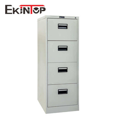 Gabinete de acero en frío de la oficina de 4 cajones, OEM inodoro del armario de la limadura del metal