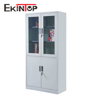 Gabinete de fichero de cristal moderno de la puerta a prueba de herrumbre para la oficina gubernamental del banco