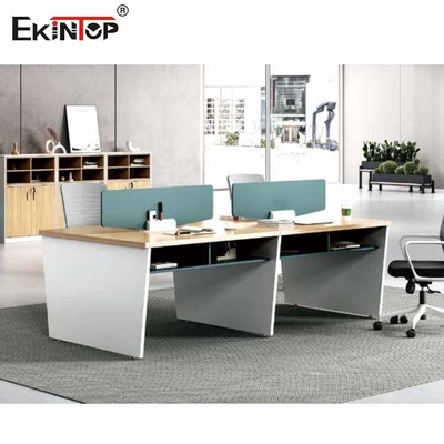 Costura inconsútil del cubículo de Ekintop del color moderno del puesto de trabajo 2 para la oficina