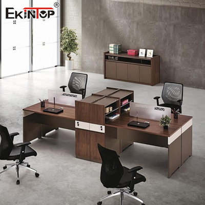 Cubículos multifuncionales del escritorio de oficina, escritorio de madera del puesto de trabajo para el vendedor de oficina