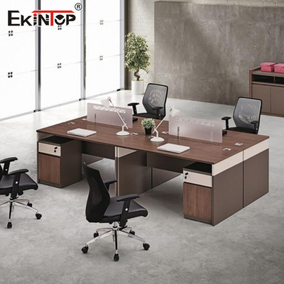 Cubículos multifuncionales del escritorio de oficina, escritorio de madera del puesto de trabajo para el vendedor de oficina