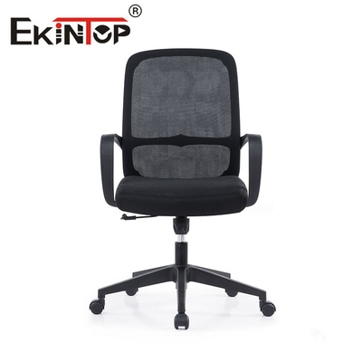 Silla ergonómica durable de la oficina cómoda con los apoyabrazos fijos