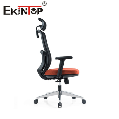 Estilo de lujo moderno de la silla ejecutiva ergonómica cómoda con los apoyabrazos fijos