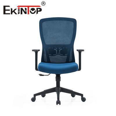 Eslabón giratorio azul Malla Back Ergonómico Office Chair multiusos para Officeworks
