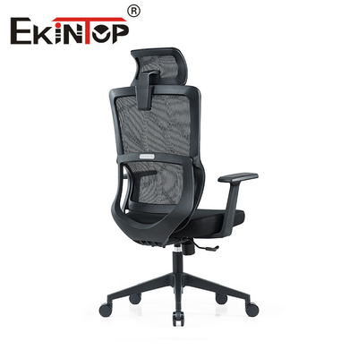 Silla ergonómica trasera del ODM del OEM alta, Malla Chair With Fixed Armrest negro