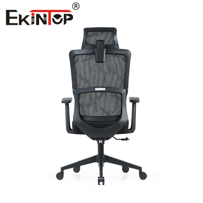 Silla ergonómica trasera del ODM del OEM alta, Malla Chair With Fixed Armrest negro