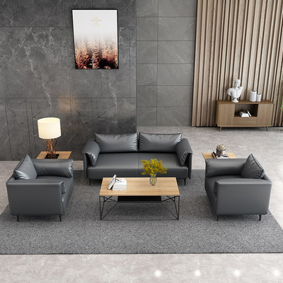 Cuero del ocio que espera el ODM de Sofa For Office School Multifunctional