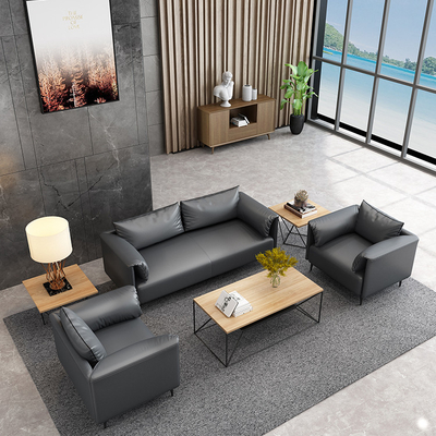 Cuero del ocio que espera el ODM de Sofa For Office School Multifunctional
