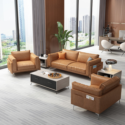 OEM material moderno cómodo moderno de Sofa For Office Reception Fabric