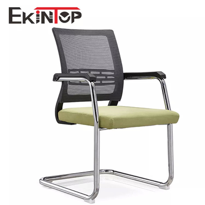 Anuncio publicitario ergonómico de la silla del visitante de Ekintop con la base de electrochapado