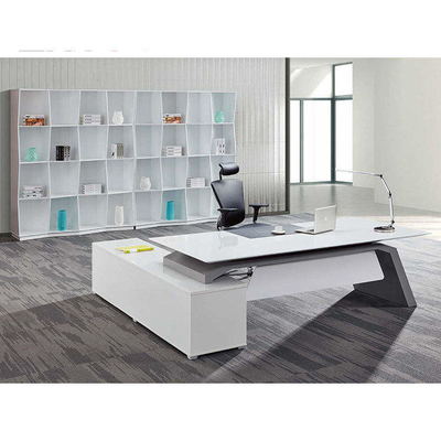 Escritorio moderno ejecutivo del estilo de Ekintop para el CEO Boss Study Work Office