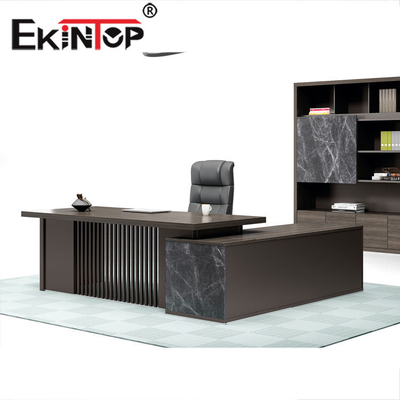 Tabla ejecutiva moderna multifuncional, material amistoso de Officeworks Eco del escritorio de oficina