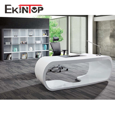 Tabla ejecutiva moderna del ordenador, escritorio 2400x2055x750m m de los muebles de oficinas