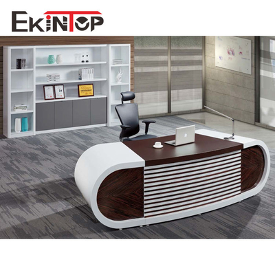 Tabla ejecutiva moderna del ordenador, escritorio 2400x2055x750m m de los muebles de oficinas
