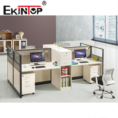 4 multifuncionales modulares modernos del puesto de trabajo de la oficina de la persona para el taller de la escuela