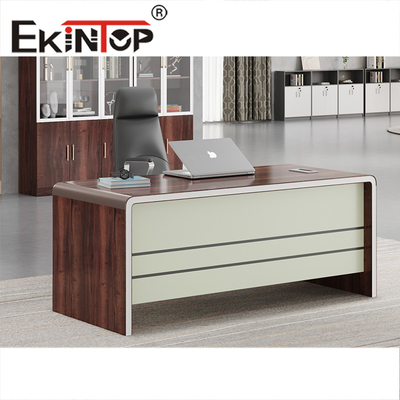 Escritorio de lujo Boss Table Desk Industrial Loft Style Executive Office Desk 1600W*800D*760mm
