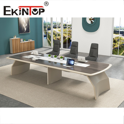 Mesa de reunión comercial de madera de la mesa de reuniones de la mesa de reuniones de los muebles de oficina