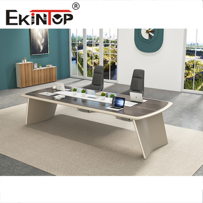 Scrat Proof Office Mesa de reuniones Tablero de melamina Mesa de reunión moderna