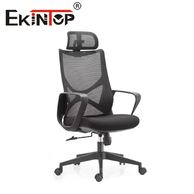 Silla de malla moderna de buena calidad, silla ergonómica ejecutiva de malla para oficina con reposacabezas