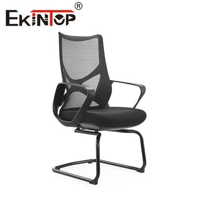 Silla de malla ejecutiva moderna con respaldo alto Silla de malla de oficina ergonómica de tela giratoria para trabajo en el hogar