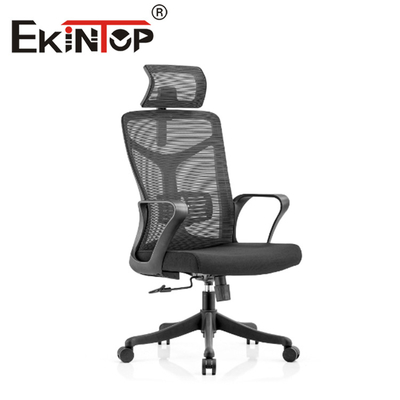 Silla de oficina ergonómica ejecutiva con soporte para silla de malla de escritorio para computadora con respaldo alto