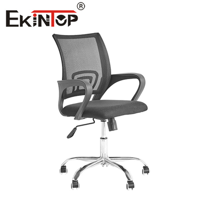 Ordenador vendedor caliente Mesh Chair del eslabón giratorio de la elevación de la tela del negro de los muebles de Ministerio del Interior