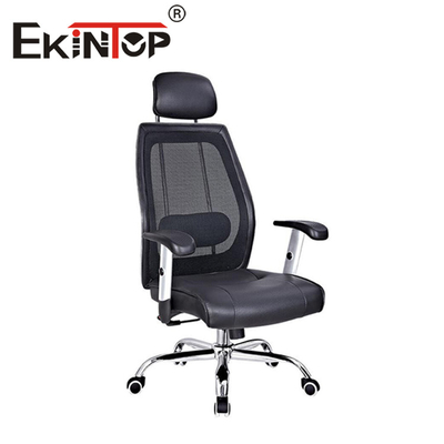 Silla de malla ergonómica ajustable en altura Silla giratoria con respaldo de malla de nylon