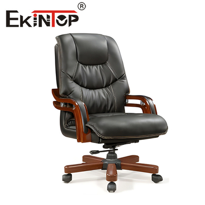 Silla ejecutiva ergonómica Boss Silla de oficina de cuero cómoda de lujo