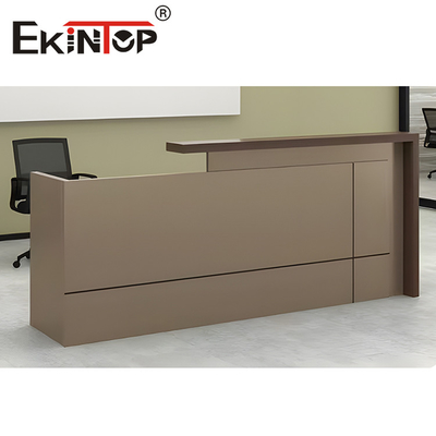 Ekintop Mesa de recepción de oficina moderna para apartamentos de hotel multifuncional